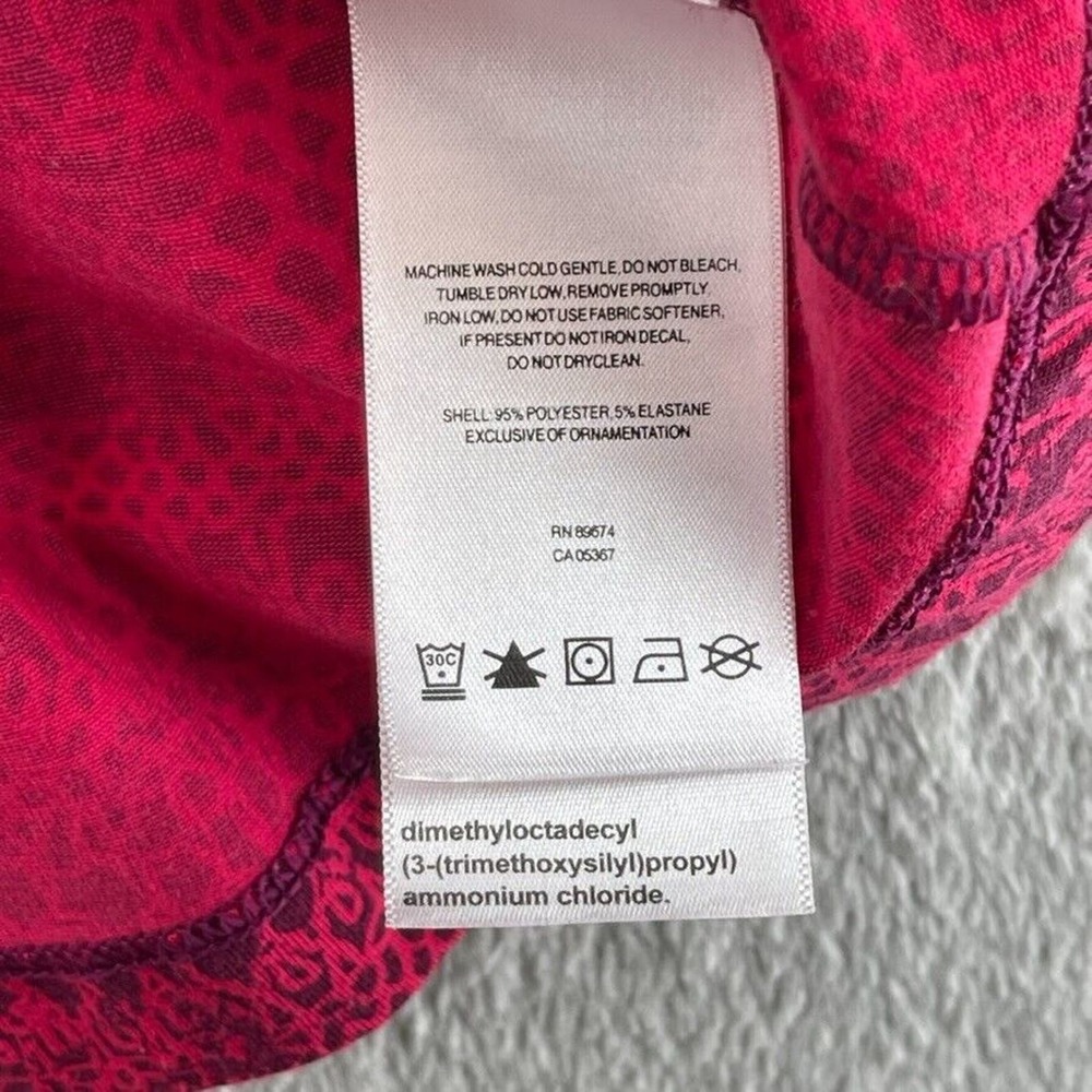 Mountain Hardwear Pink Patterned Midi Dress - Picture 8 of 12